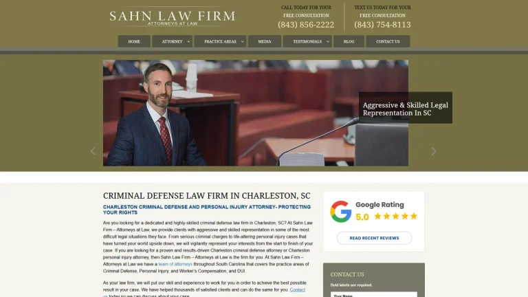 Sahn Law Firm - Attorneys at Law - Charleston, SC - Attorney in Charleston, SC