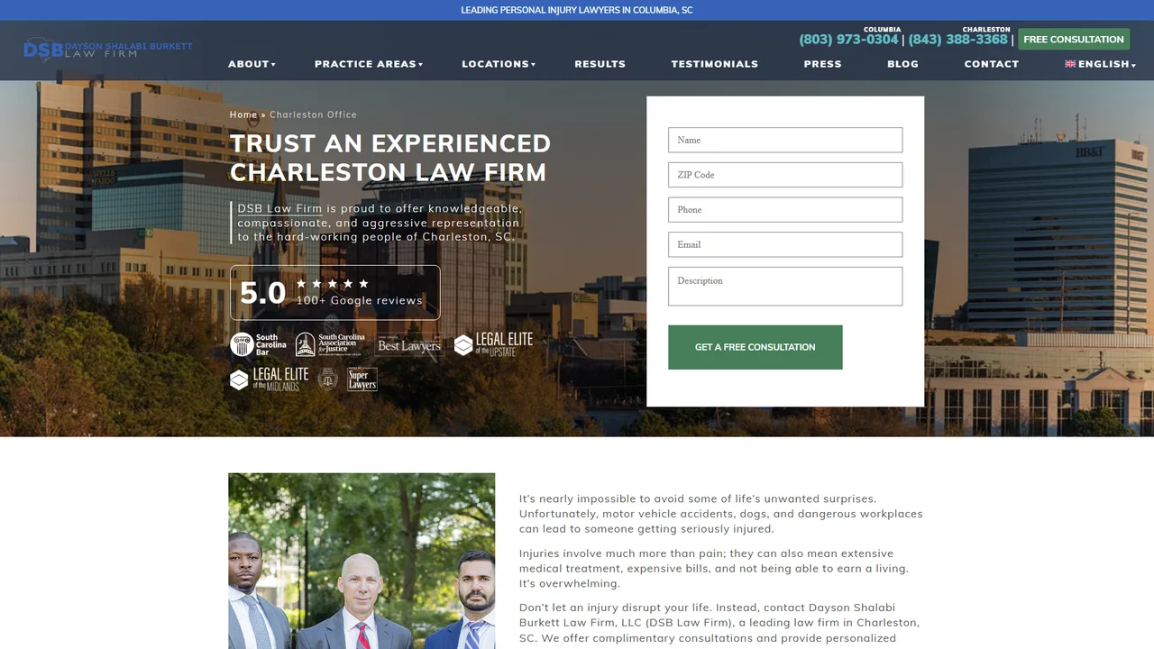 Dayson Shalabi Burkett Law Firm, LLC - Charleston, SC office in Charleston, SC, South Carolina