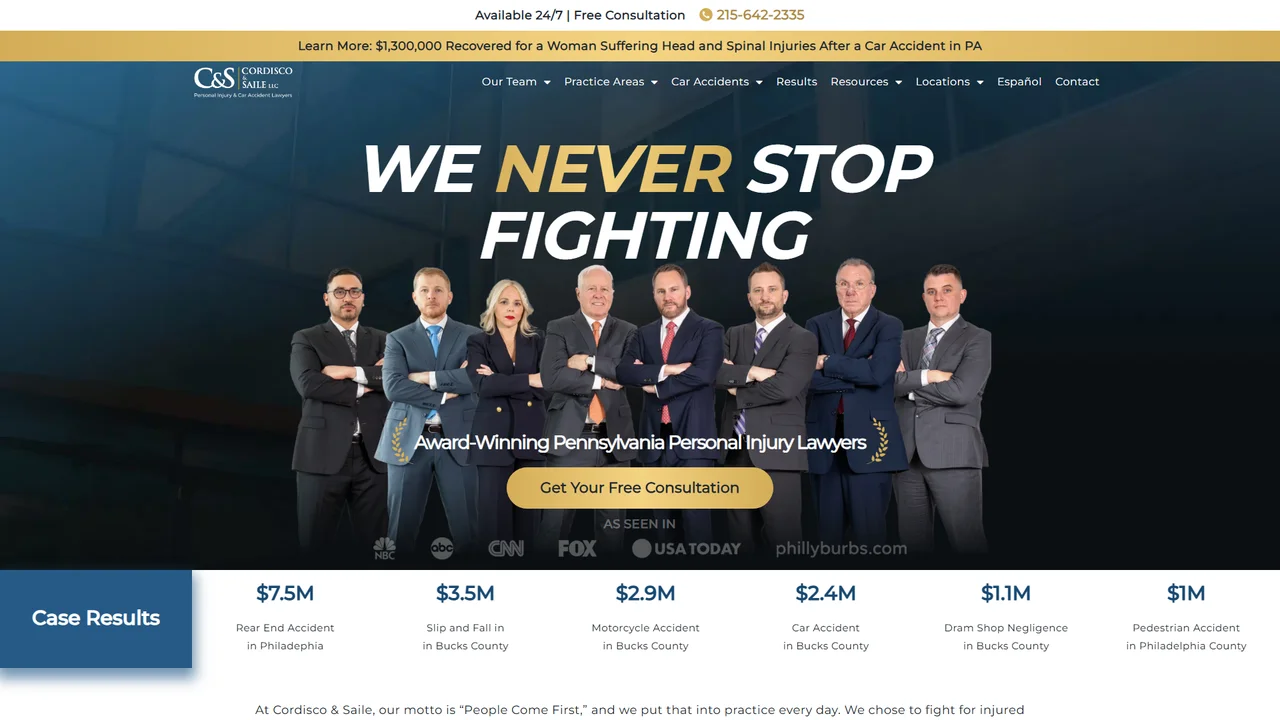 Cordisco & Saile, LLC - Philadelphia, PA office in Philadelphia, Pennsylvania