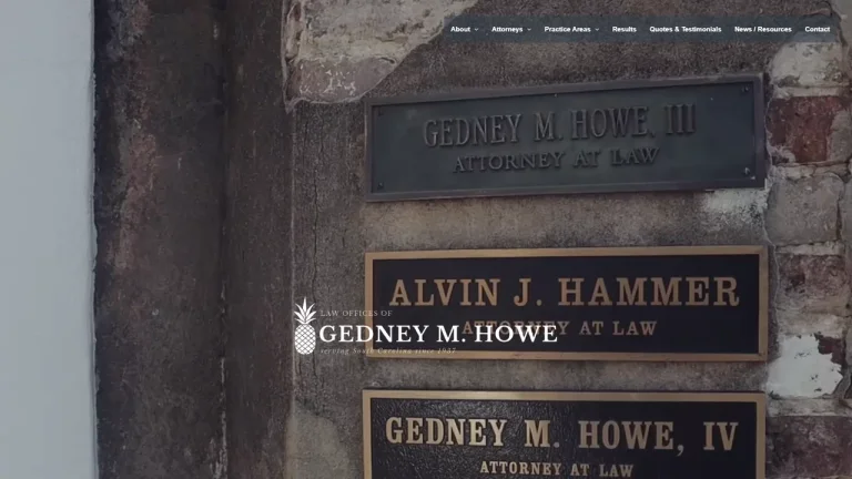 Law Offices of Gedney M. Howe III - Charleston, SC - Attorney in Charleston, SC