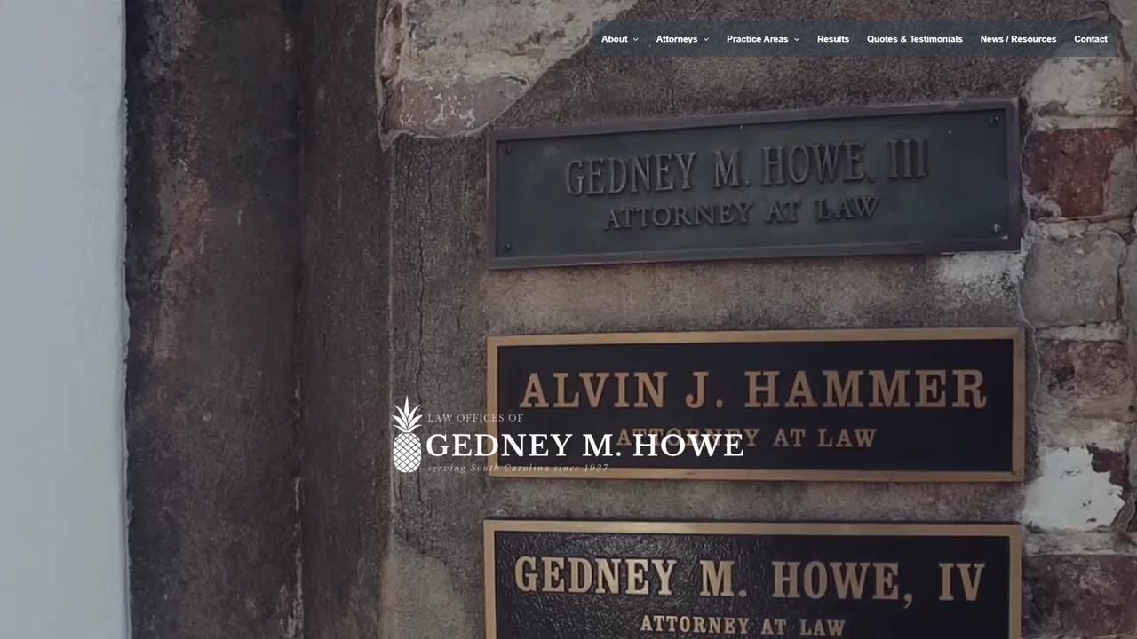 Law Offices of Gedney M. Howe III - Charleston, SC office in Charleston, SC, South Carolina