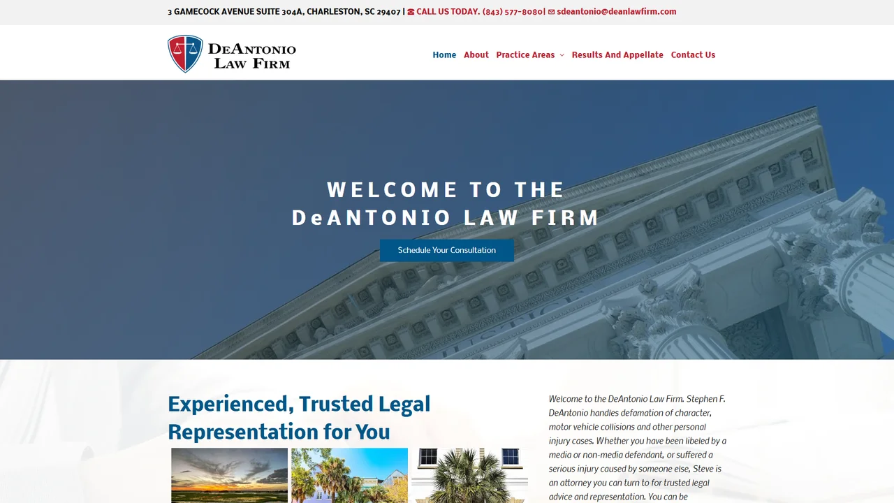 DeAntonio Law Firm, LLC - Charleston, SC office in Charleston, SC, South Carolina