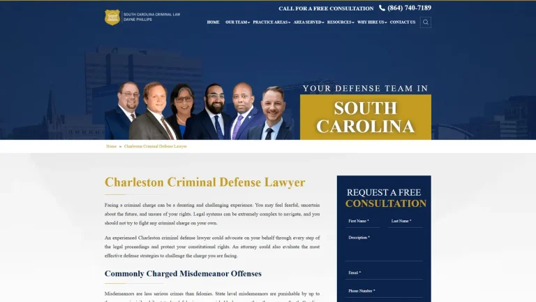 South Carolina Criminal Law - Charleston, SC - Attorney in Charleston, SC