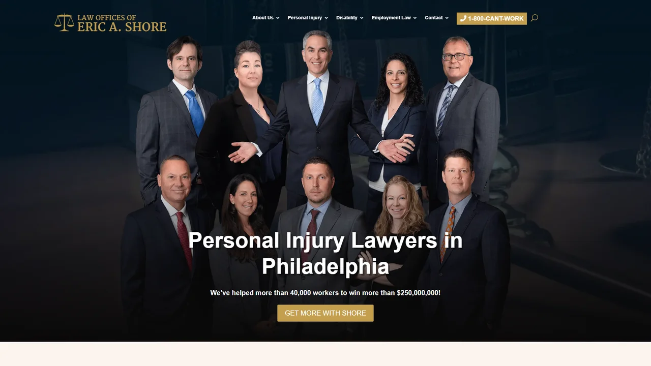 Law Offices of Eric A Shore Accident Lawyers - Philadelphia, PA office in Philadelphia, Pennsylvania