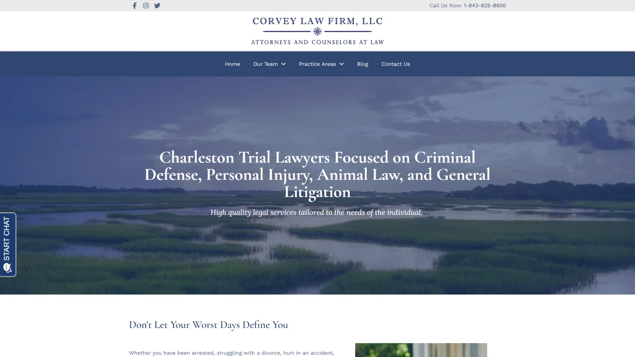 Corvey Law Firm - Charleston, SC office in Charleston, SC, South Carolina