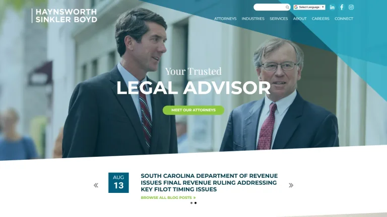 Haynsworth Sinkler Boyd PA - Charleston, SC - Attorney in Charleston, SC