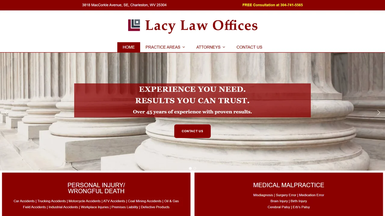 Lacy Law Offices - Charleston, WV office in Charleston, WV, West Virginia