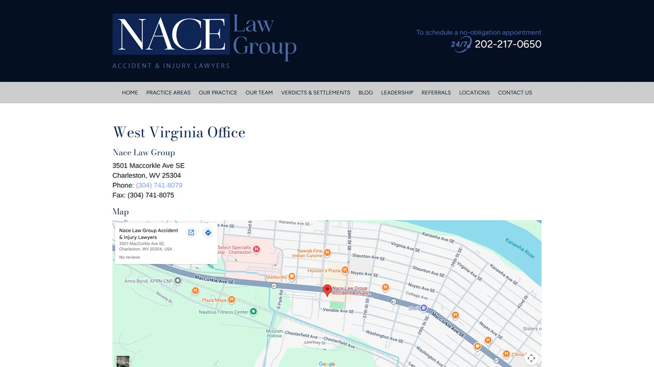 Nace Law Group Accident & Injury Lawyers - Charleston, WV office in Charleston, WV, West Virginia