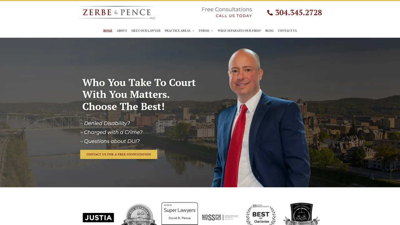 Zerbe & Pence, PLLC - Charleston, WV office in Charleston, WV, West Virginia