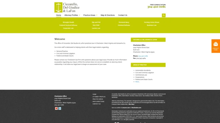 Ciccarello Del Giudice & Lafon - Charleston, WV - Attorney in Charleston, WV