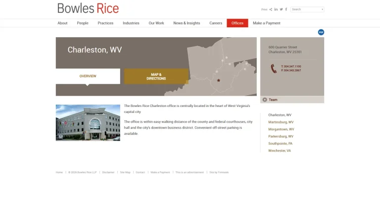 Bowles Rice LLP - Charleston, WV - Attorney in Charleston, WV