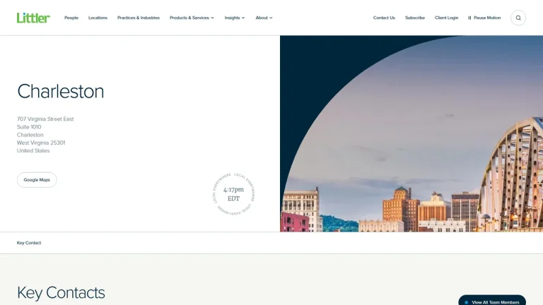 Littler Mendelson P.C. - Charleston, WV - Attorney in Charleston, WV