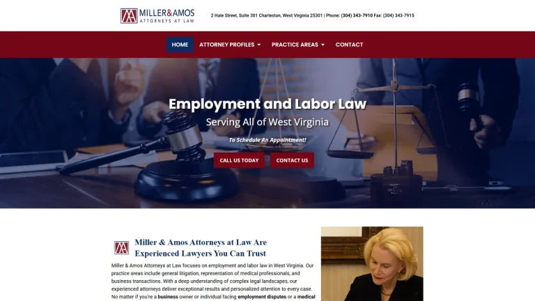 Miller & Amos, Attorneys at Law - Charleston, WV - Attorney in Charleston, WV
