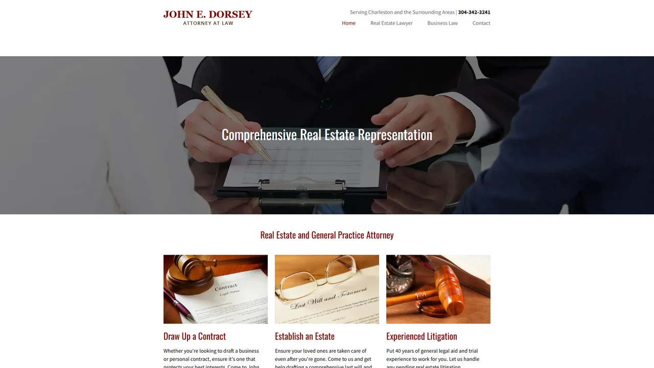 John E. Dorsey Attorney At Law - Charleston, WV office in Charleston, WV, West Virginia