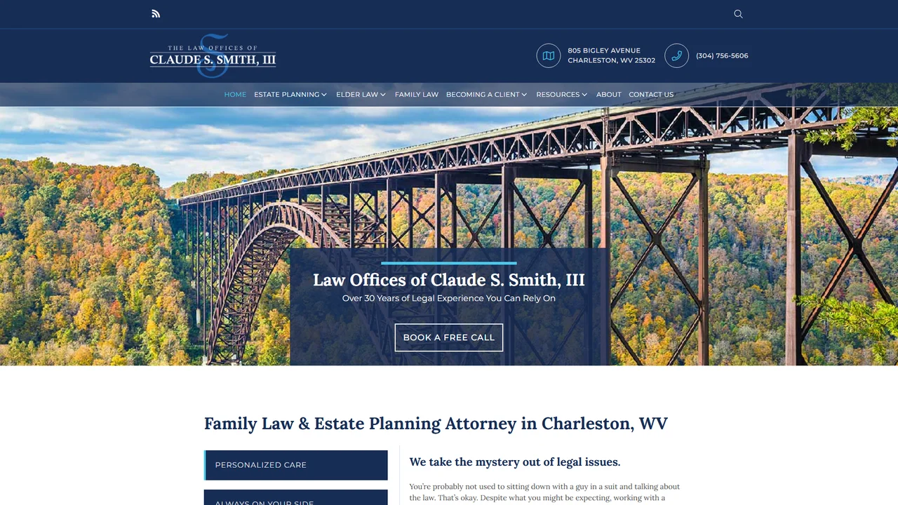 The Law Offices of Claude S. Smith, III - Charleston, WV office in Charleston, WV, West Virginia