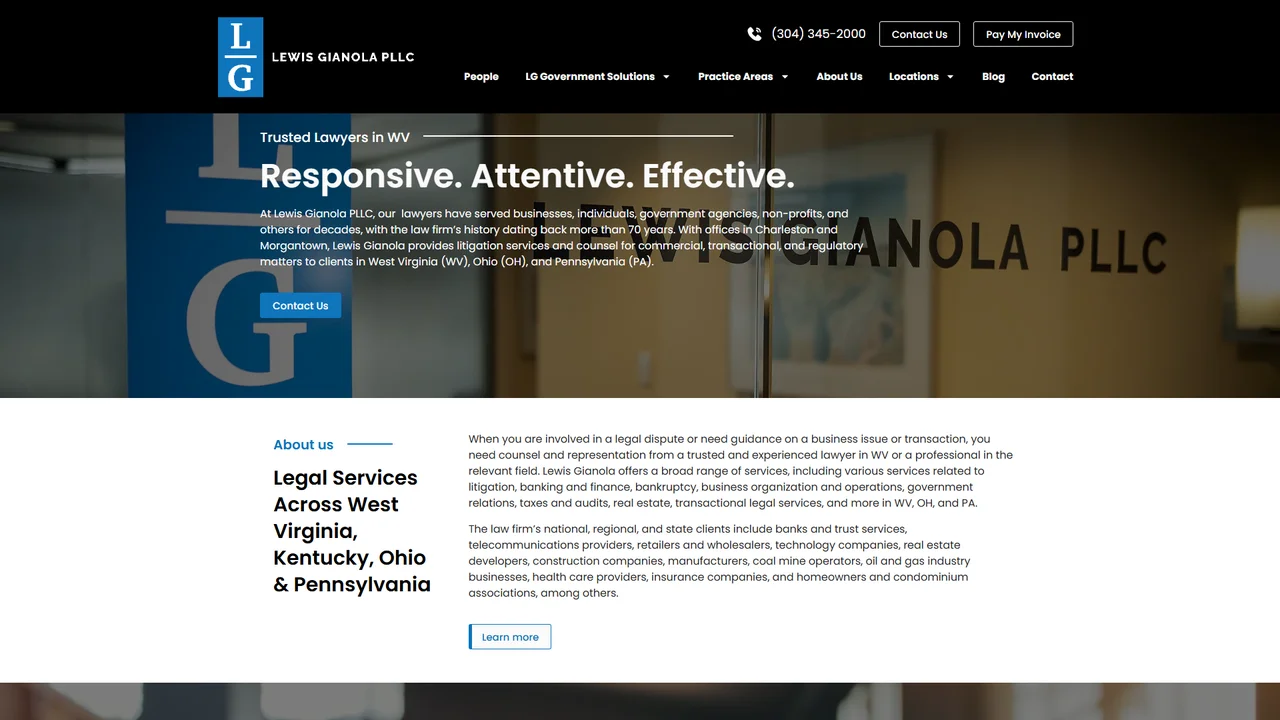 Lewis Gianola PLLC - Charleston, WV office in Charleston, WV, West Virginia