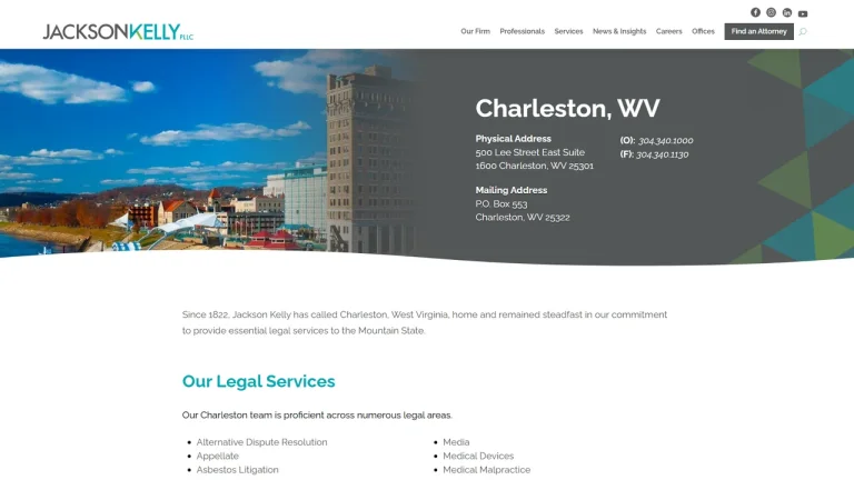 Jackson Kelly PLLC: Martin J Rudy - Charleston, WV - Attorney in Charleston, WV