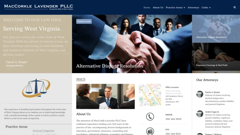 MacCorkle Lavender & Sweeney, PLLC - Charleston, WV - Attorney in Charleston, WV