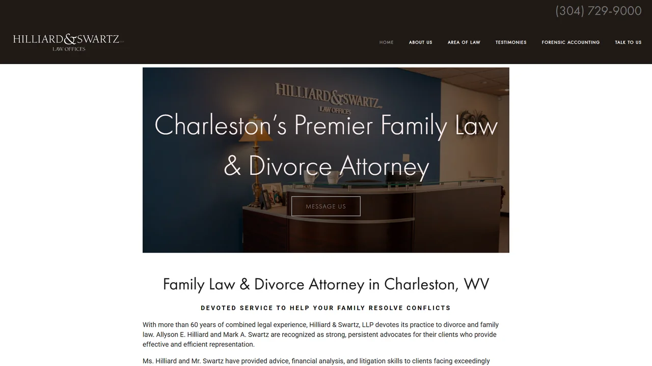 Hilliard & Swartz Law Offices - Charleston, WV office in Charleston, WV, West Virginia