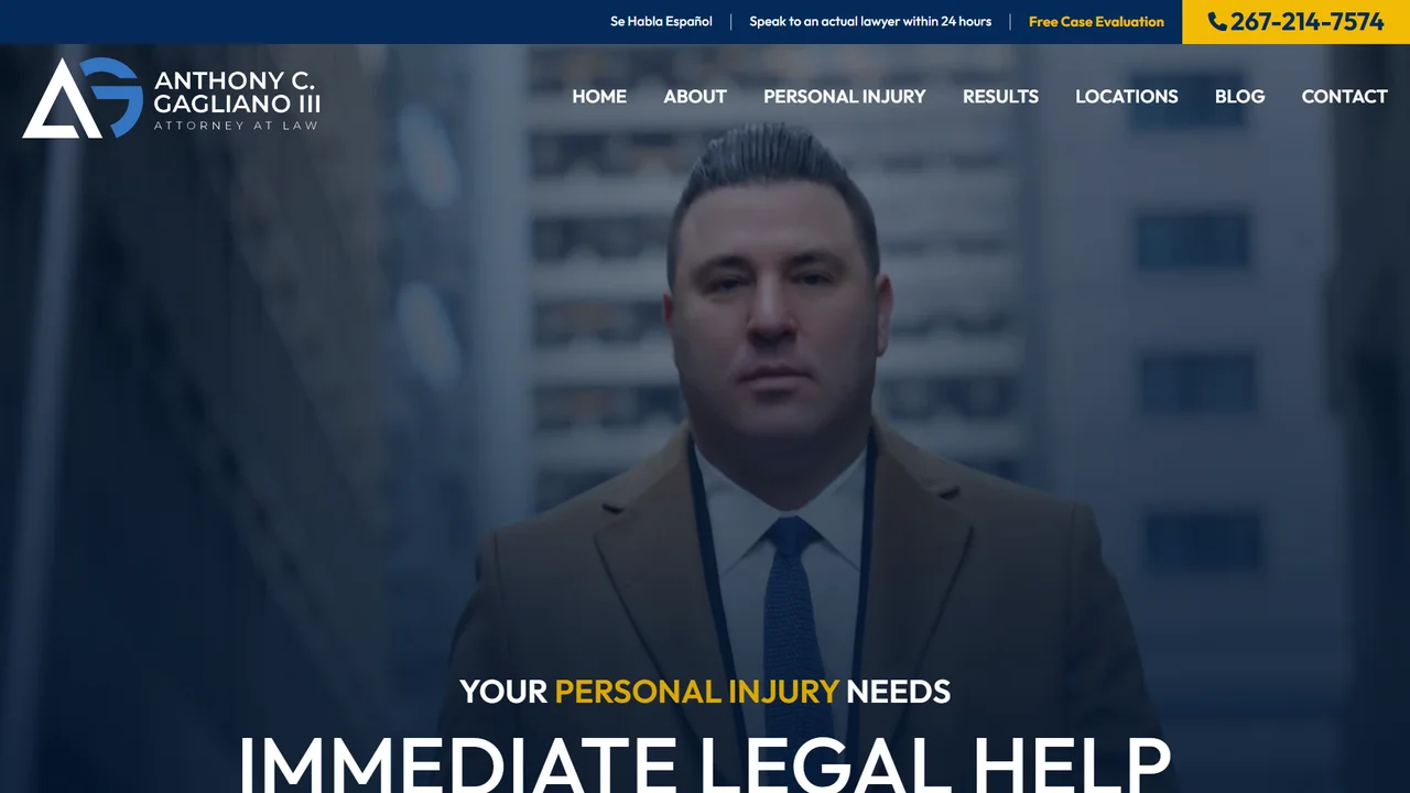 Anthony C. Gagliano, III, Esquire, P.C. - Philadelphia, PA office in Philadelphia, Pennsylvania