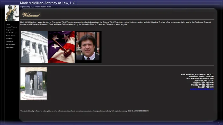 Mark McMillian, Attorney at Law, L.C. - Charleston, WV - Attorney in Charleston, WV