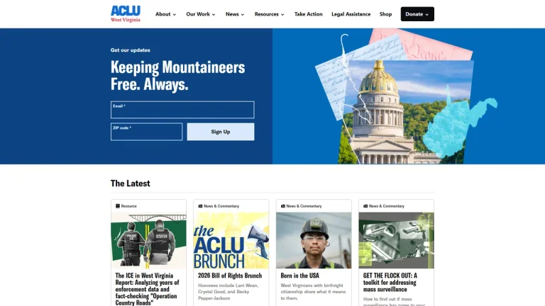 ACLU of West Virginia - Charleston, WV - Attorney in Charleston, WV