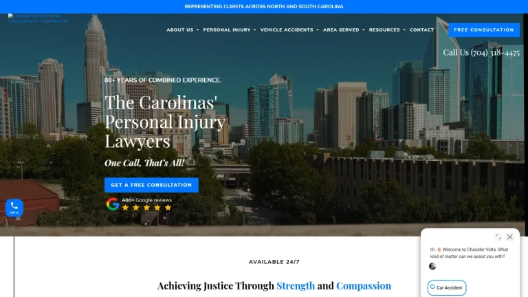 Chandler Volta Personal Injury Lawyers - Charlotte, NC - Attorney in Charlotte