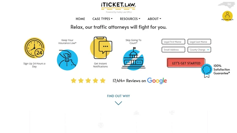 iTicket.law - Powered by Hatley Law Office - Charlotte, NC - Attorney in Charlotte