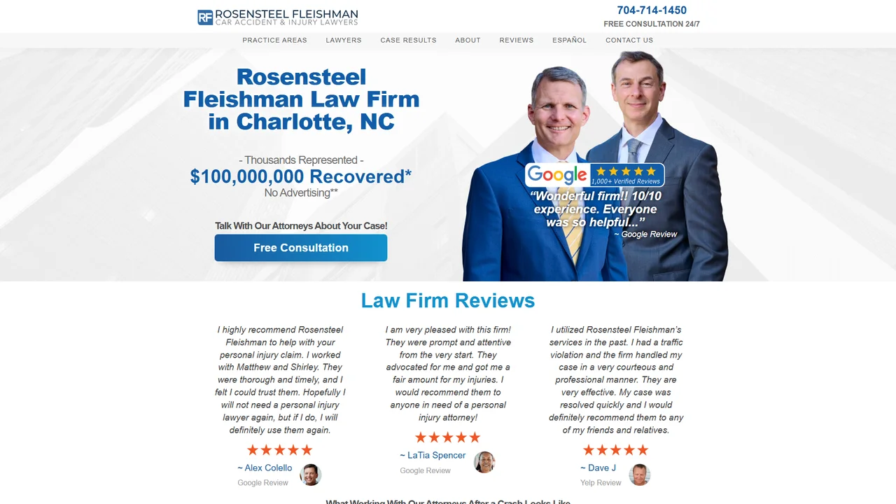 Rosensteel Fleishman Car Accident & Injury Lawyers - Charlotte, NC office in Charlotte, North Carolina
