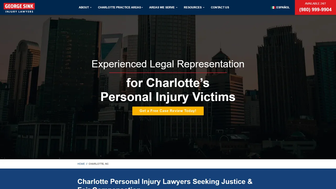 George Sink, P.A. Injury Lawyers - Charlotte, NC office in Charlotte, North Carolina