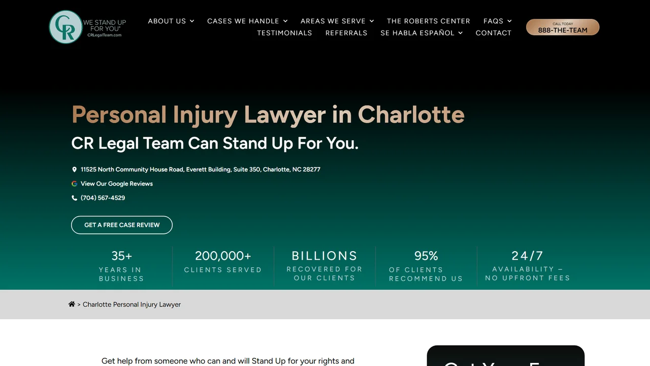 CR Legal Team - Charlotte, NC office in Charlotte, North Carolina