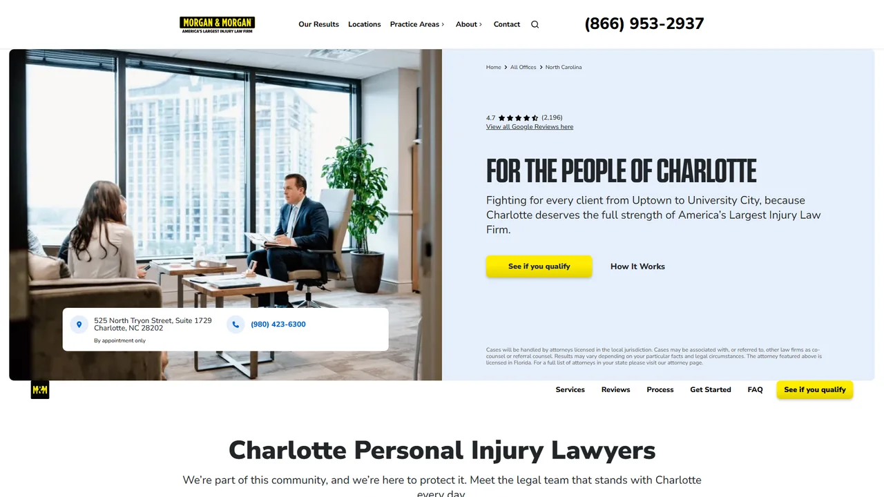 Morgan & Morgan - Charlotte, NC office in Charlotte, North Carolina