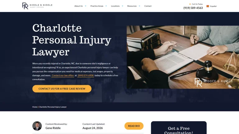 Riddle & Riddle Injury Lawyers - Charlotte, NC - Attorney in Charlotte