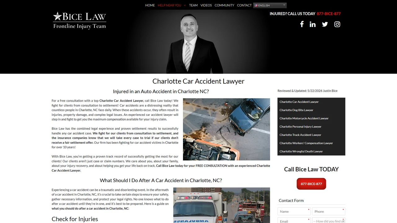 Bice Law LLC - Charlotte, NC office in Charlotte, North Carolina