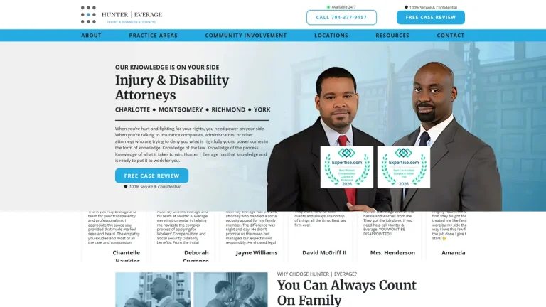 Hunter and Everage Personal Injury and Disability Attorneys - Charlotte, NC - Attorney in Charlotte