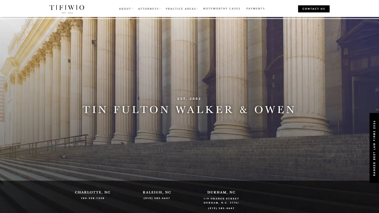 Tin Fulton Walker & Owen, PLLC - Charlotte, NC office in Charlotte, North Carolina