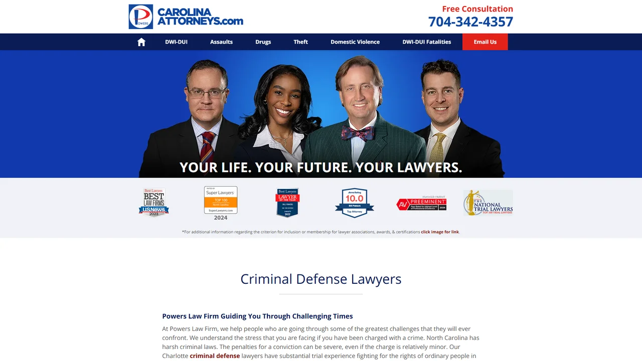 Powers Law Firm PA - Charlotte, NC office in Charlotte, North Carolina
