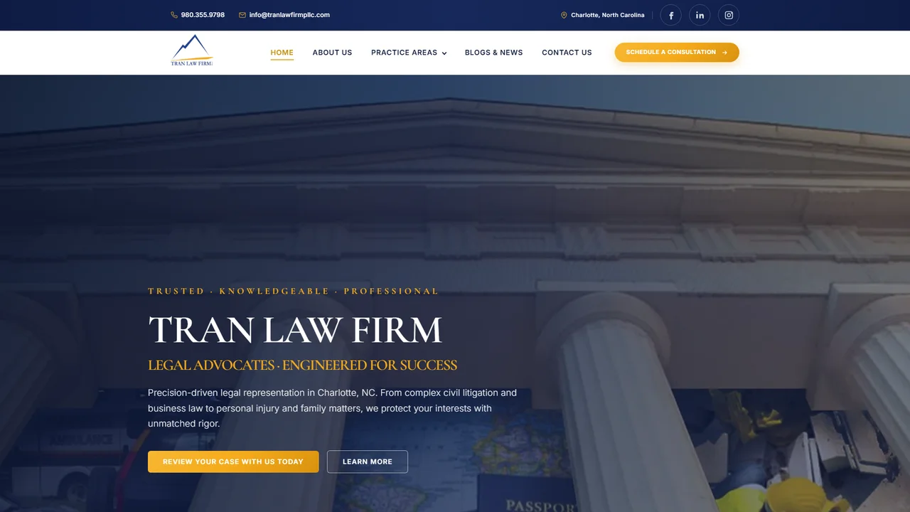 Tran Law Firm, PLLC - Charlotte, NC office in Charlotte, North Carolina