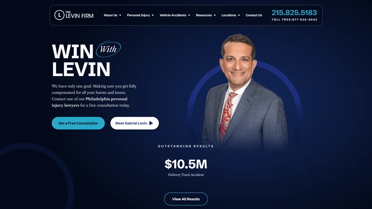 The Levin Firm Personal Injury and Car Accident Lawyers - Philadelphia, PA office in Philadelphia, Pennsylvania