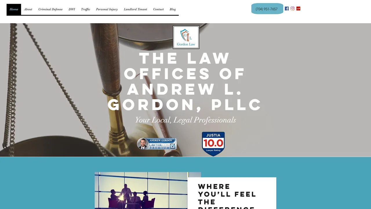 The Law Offices of Andrew L. Gordon, PLLC - Charlotte, NC office in Charlotte, North Carolina