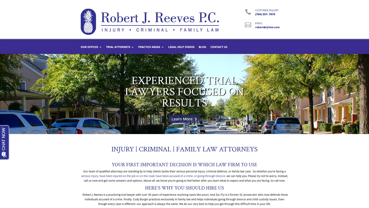 The Law Offices of Robert J. Reeves P.C. - Charlotte, NC office in Charlotte, North Carolina