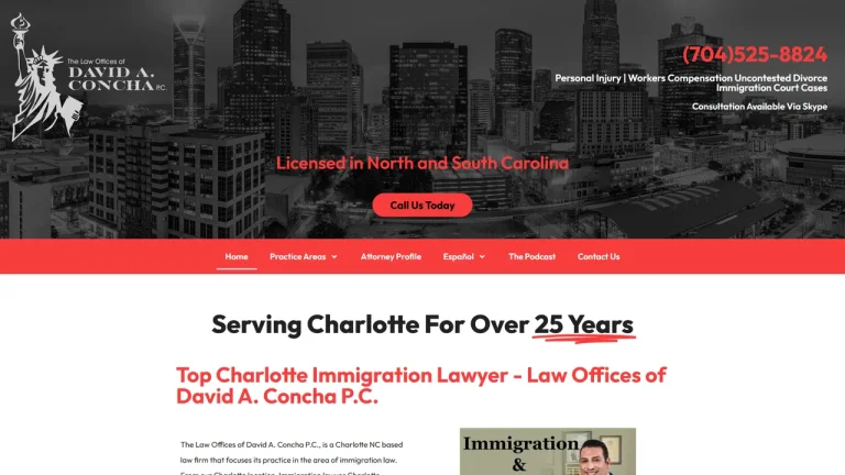 The Law Offices of David A. Concha, P.C. - Charlotte, NC - Attorney in Charlotte