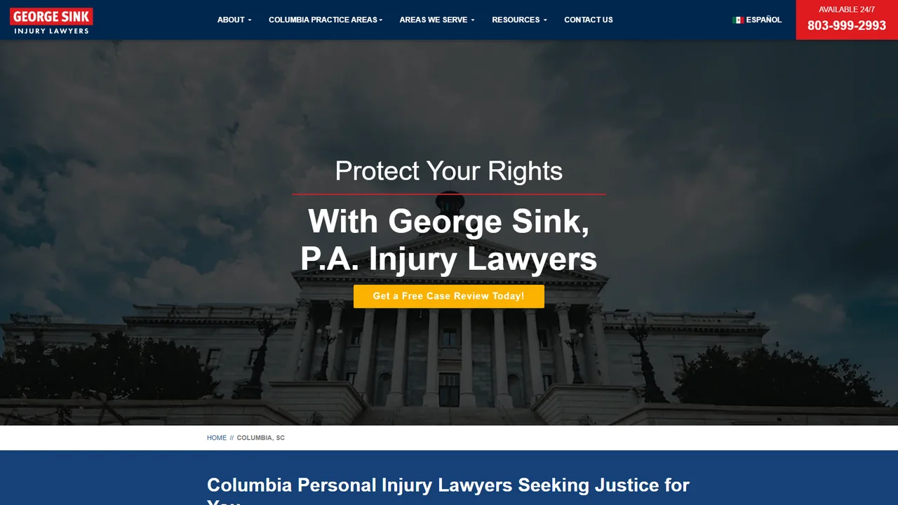 George Sink, P.A. Injury Lawyers - Columbia, SC office in Columbia, South Carolina