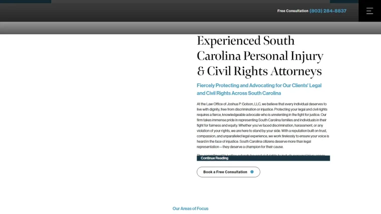 Law Office of Joshua P. Golson, LLC - Columbia, SC - Attorney in Columbia