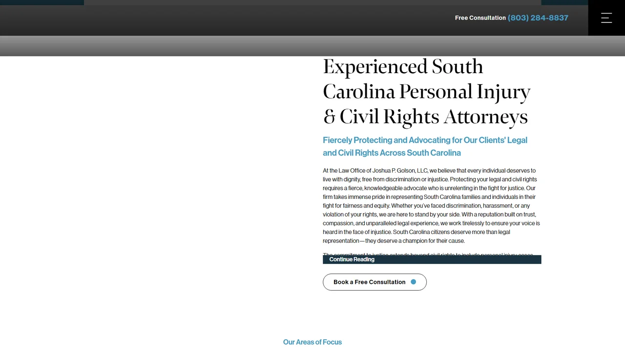 Law Office of Joshua P. Golson, LLC - Columbia, SC office in Columbia, South Carolina