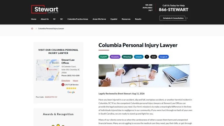 Stewart Law Offices - Columbia, SC - Attorney in Columbia