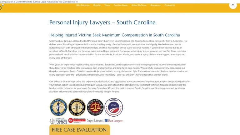 The Solomon Law Group - Columbia, SC - Attorney in Columbia