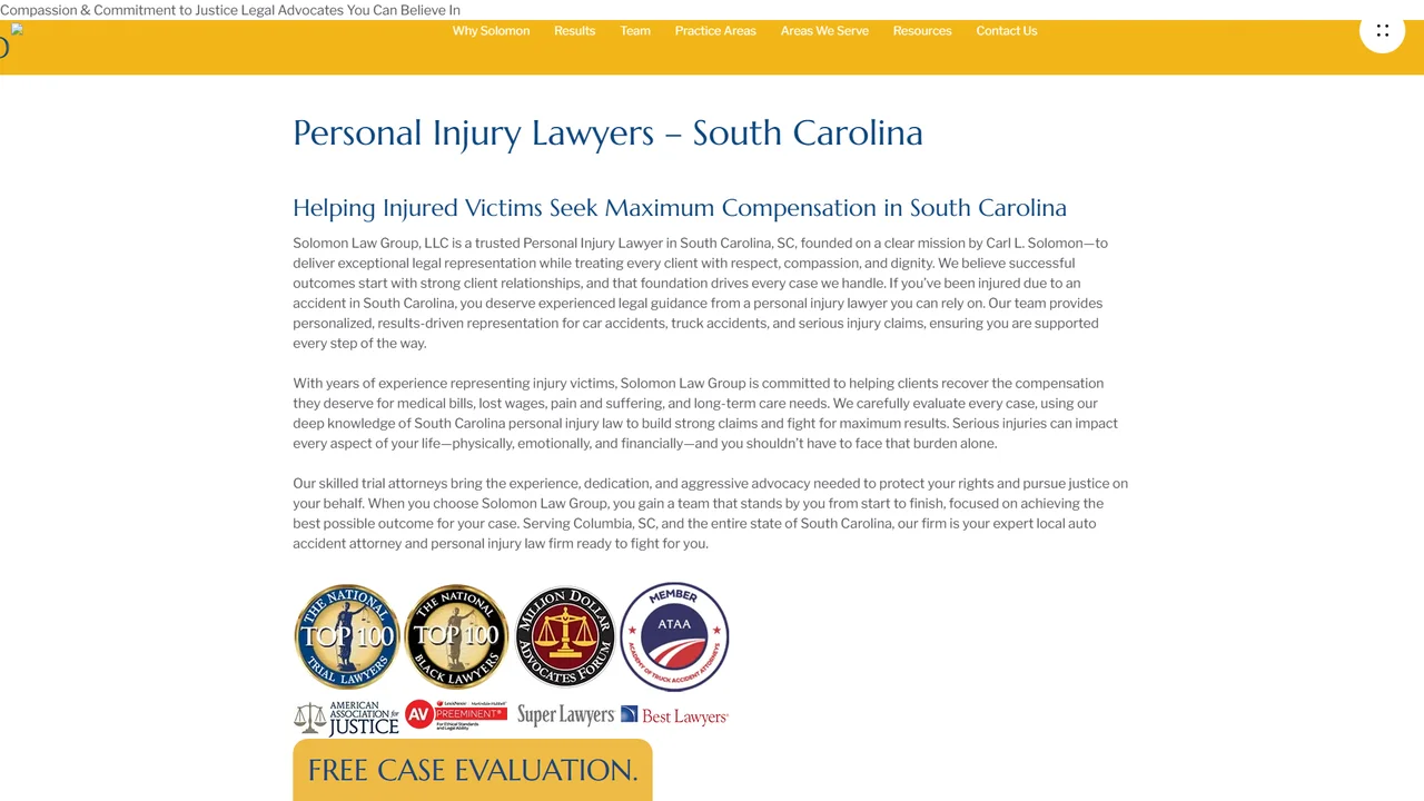 The Solomon Law Group - Columbia, SC office in Columbia, South Carolina