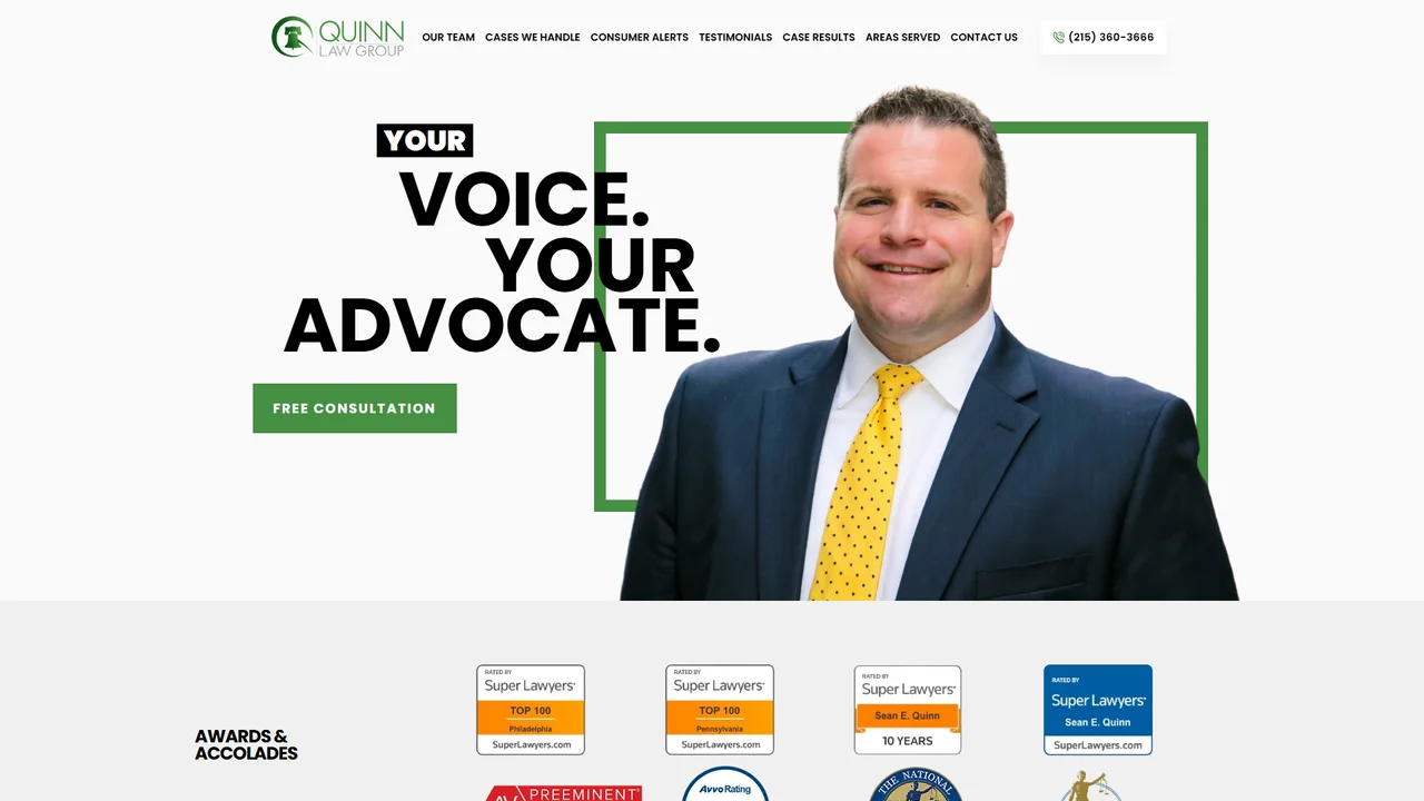 Quinn Law Group, LLC office in Philadelphia, Pennsylvania