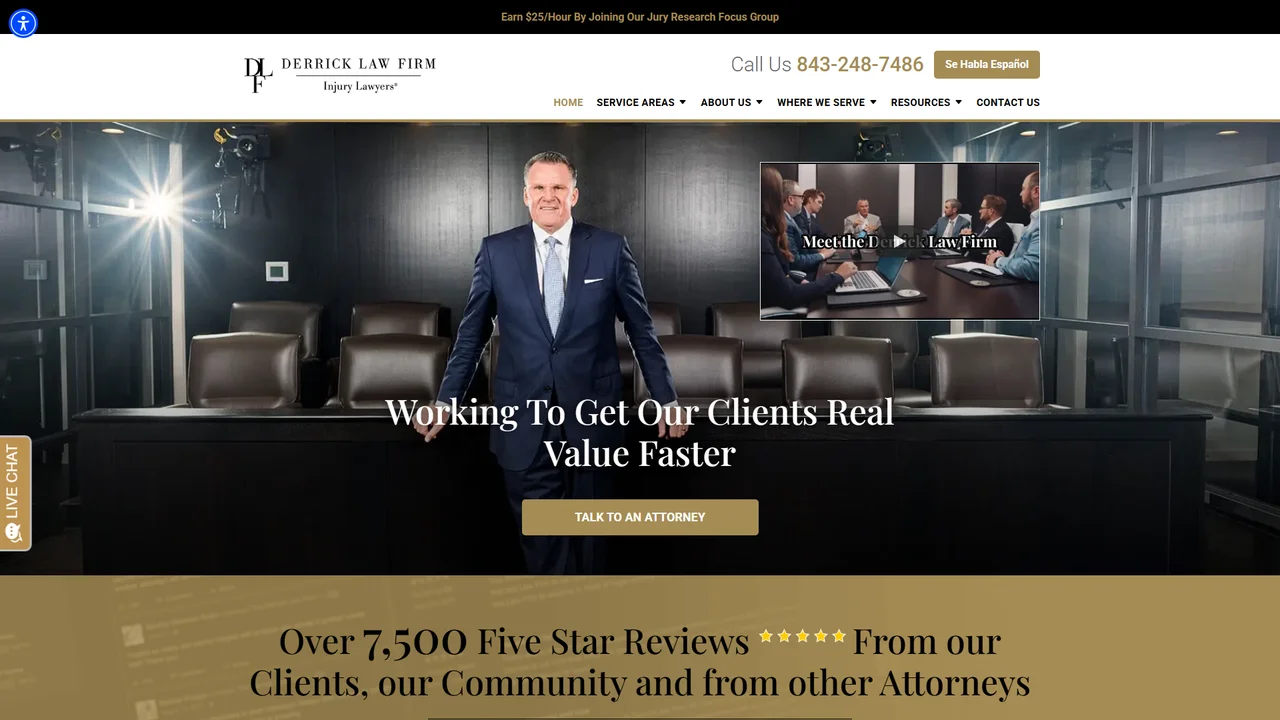Derrick Law Firm Injury Lawyers, PC - Columbia, SC office in Columbia, South Carolina